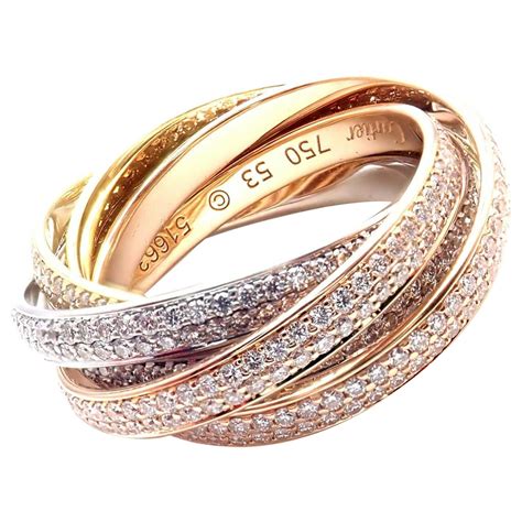 cartier triple ring|cartier trinity ring buy online.